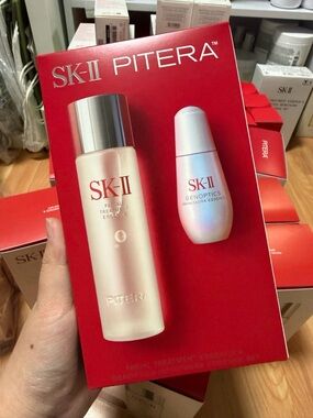 Pitera Facial Treatment Essence Set — Red Packaging